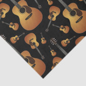 Akustische Gitarrenmusiklehrerin Seidenpapier (Detail)