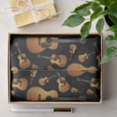 Akustische Gitarrenmusiklehrerin Seidenpapier (Geschenk)