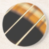 Akustische Gitarrenstränge in Bewegung Getränkeuntersetzer (Vorne)