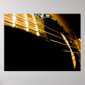 Akustische Gitarrenstränge Poster (Vorne)