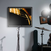 Akustische Gitarrenstränge Poster