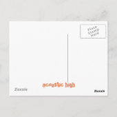 Akustische Hawk Postkarte (Rückseite)