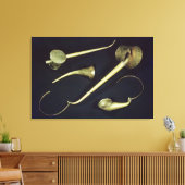 Akustische Instrumente Leinwanddruck (Insitu (Wohnzimmer))
