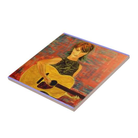 akustische Mädchenkunst Fliese (Seite)