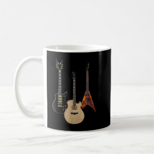 Akustische und elektrische Gitarren Rock Music Pla Kaffeetasse