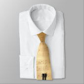 Akustische Vintage Gitarre mit Krawatte (Gebunden)