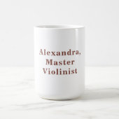 Akustische Violine Kaffeetasse (Mittel)