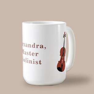 Akustische Violine Kaffeetasse