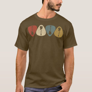 Akustischer Gitarrenbaum des Lebens Naturgitarrist T-Shirt