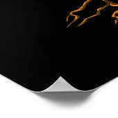 Akustischer Gitarrenbaum Poster (Ecke)