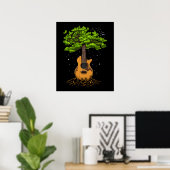Akustischer Gitarrenbaum Poster (Heimbüro)