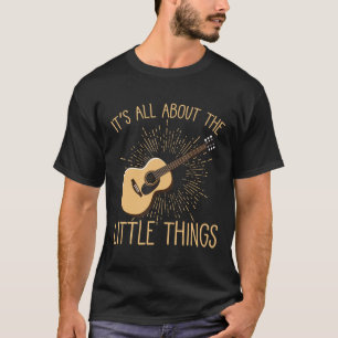 Akustischer Gitarrenspieler für Musikinstrument T-Shirt