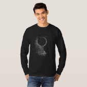 Akustischer Gitarrenspieler Six String Rock & Roll T-Shirt (Vorne ganz)