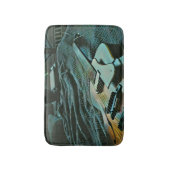 Akustischer Gitarrist Badematte (Vorderseite Vertikal)