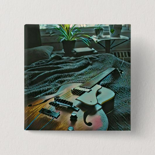 Akustischer Gitarrist Button (Vorderseite)