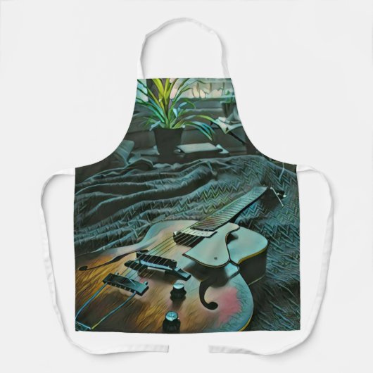 Akustischer Gitarrist Schürze (Vorderseite)