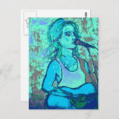 akustischer Melodienfelsen Postkarte (Vorne/Hinten)