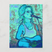 akustischer Melodienfelsen Postkarte (Vorderseite)