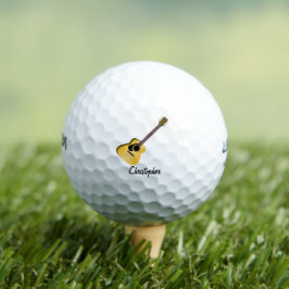 Akustisches Gitarren-Design Golfball