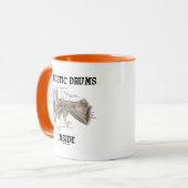 Akustisches Trommel-Innere (Anatomie des Tasse (Vorderseite Links)