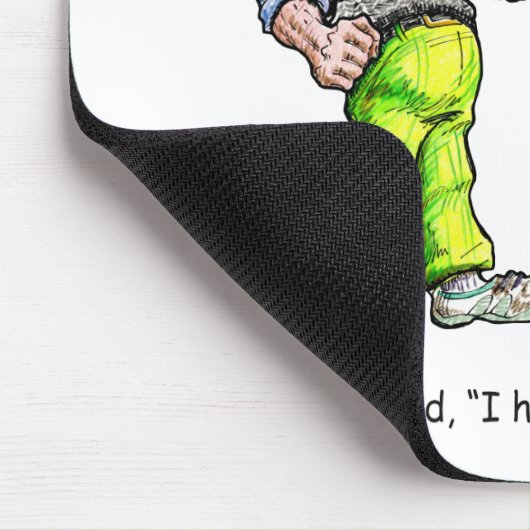 Akute Angina Mousepad (Ecke)