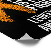 Akute Leukämie Meine Mama kämpft gegen Leukämie Poster (Ecke)