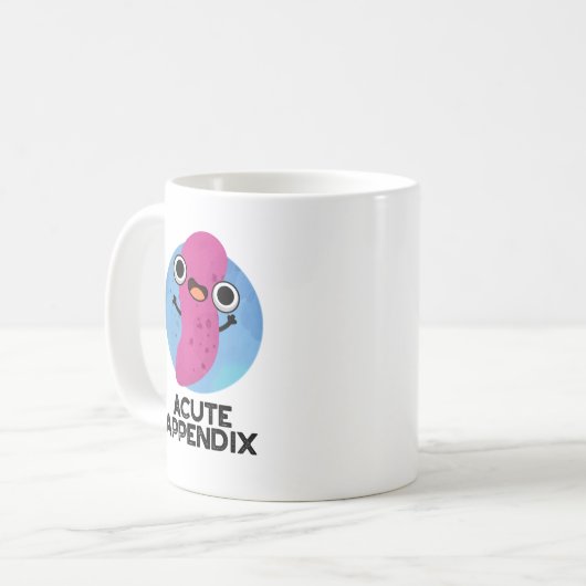 Akuter Anhang Funny Body Parts Pub Kaffeetasse (Vorderseite Links)