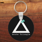 Akuter Dreieck-Schlüsselanhänger Schlüsselanhänger (Vorderseite)