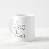 Akuter Winkel Kaffeetasse (Vorderseite Links)