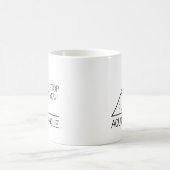 Akuter Winkel Kaffeetasse (Mittel)