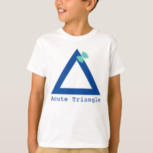 Akutes Dreieck scherzt T - Shirt