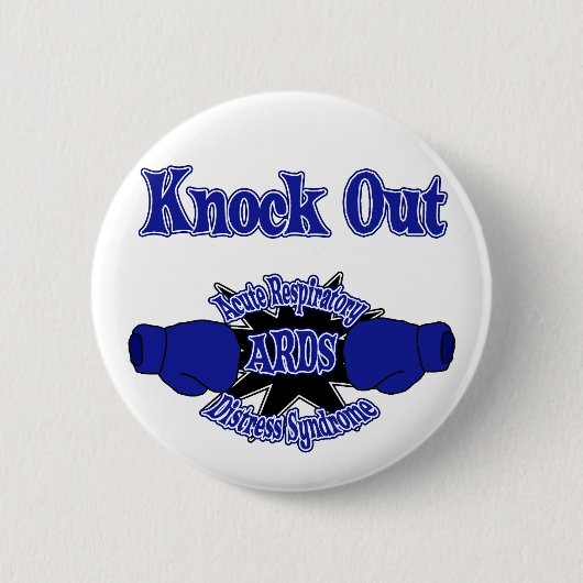 Akutes Respiratorisches Syndrom ARDS Button (Vorderseite)