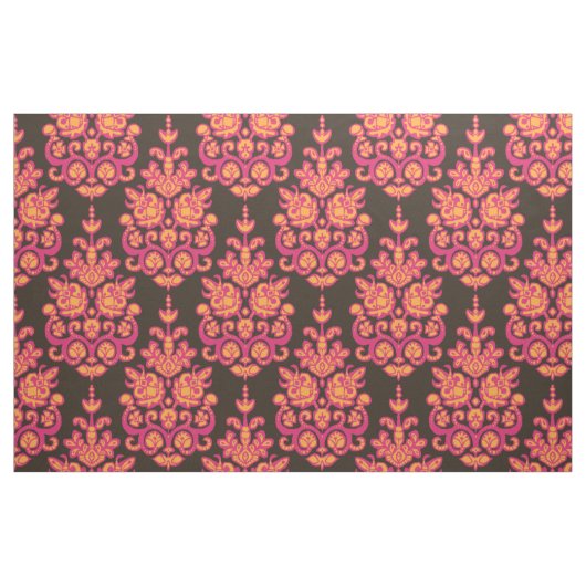 Akuti-Damask-Ikat Stoff (Fat Quarter (45,7 x 55,9 cm))