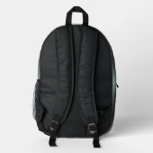 Akzent Bedruckter Rucksack (Rückseite)