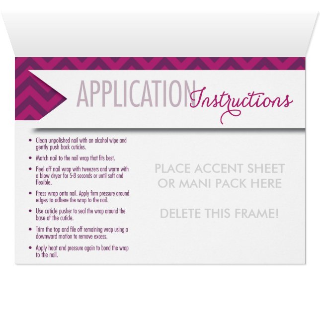 Akzent-Blatt oder Mani-Satz Notecard mit Umschlag (Innenansicht Horizontal (Unten))