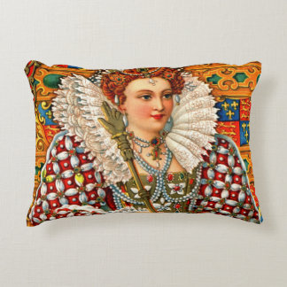 Akzent-Kissen der Königin-Elizabeth Dekokissen