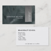 Akzent künstlerischer Stahl 4 Visitenkarte (Vorne/Hinten)