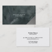 Akzent künstlerischer Stahl 5 Visitenkarte (Vorne/Hinten)