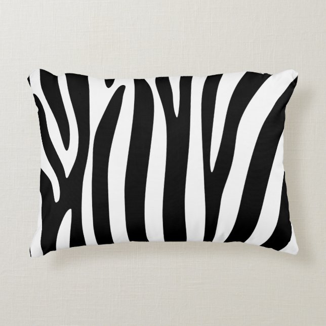 Akzent Pillow - Zebra Print Dekokissen (Vorderseite)