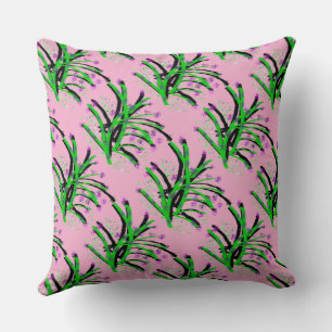 Akzent-Strauch-Dekorativ Pink Kissen