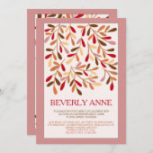 Akzent Verlasst 16 . Geburtstag Einladung (Vorne/Hinten)