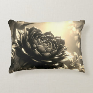 Akzente Pillow Blume Black Dekokissen