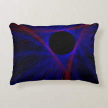 Akzentes dreieckiges geometrisches Kissen