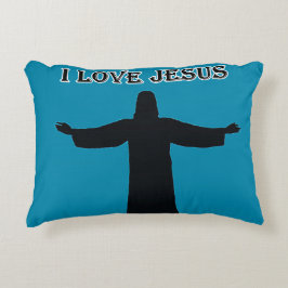 Akzentkissen ich liebe Jesus  Dekokissen