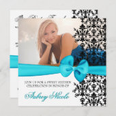 Akzentrierter Einladung von gebeutelten Damaskus [ (Vorne/Hinten)