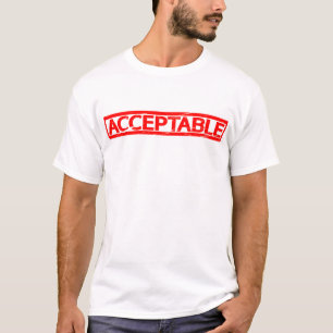 Akzeptable Briefmarke T-Shirt