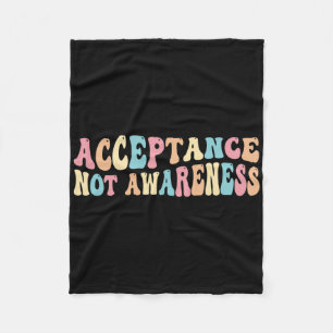 Akzeptanz Autismus Neurovielfalt Neurodivergent Fleecedecke