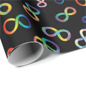 Akzeptanz der Autistischen Stolz Neurovielfalt Geschenkpapier (Rolleneckpunkt)