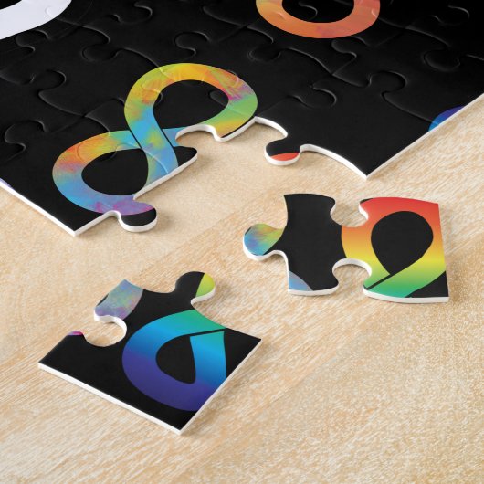 Akzeptanz der Autistischen Stolz Neurovielfalt Puzzle (Seite)