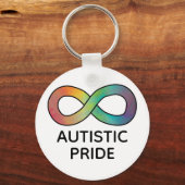 Akzeptanz der Autistischen Stolz Neurovielfalt Schlüsselanhänger (Vorderseite)